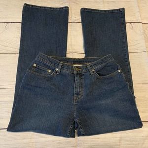 Sonoma Life+Style Straight Jeans Womens Size 4 Short Light Wash Blue Stretch